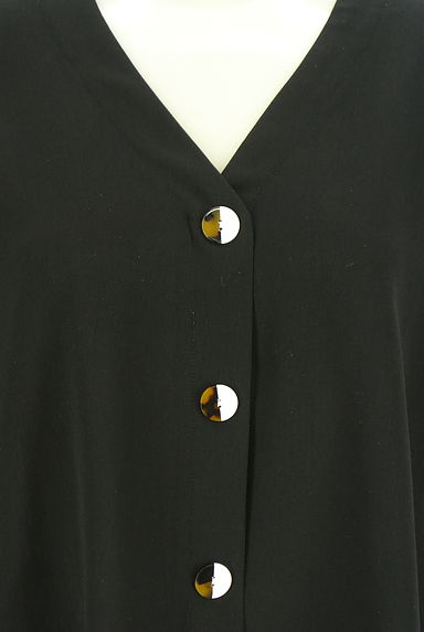 OSMOSIS（オズモーシス）の古着「オーバーサイズVネックブラウス（カットソー・プルオーバー）」大画像４へ