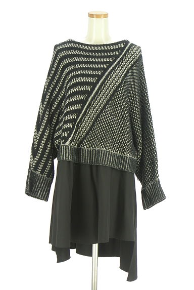 OSMOSIS（オズモーシス）の古着「loaf ニット切替ワンピース（ワンピース・チュニック）」大画像１へ