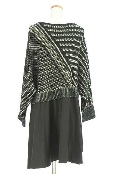 OSMOSIS（オズモーシス）の古着「loaf ニット切替ワンピース（ワンピース・チュニック）」大画像２へ