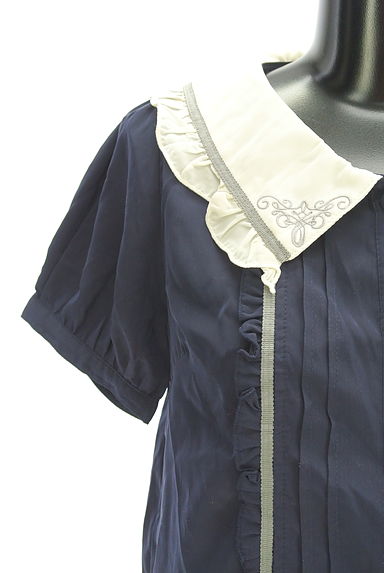 axes femme（アクシーズファム）の古着「axes femme POETIQUE フリルブラウス（ブラウス）」大画像４へ