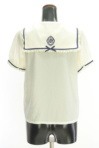 axes femme（アクシーズファム）の古着「セーラー襟シフォンブラウス（ブラウス）」大画像２へ