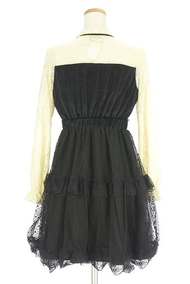 axes femme（アクシーズファム）の古着「axes femme POETIQUE レース膝上ワンピ（ワンピース・チュニック）」大画像２へ