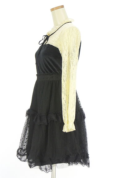 axes femme（アクシーズファム）の古着「axes femme POETIQUE レース膝上ワンピ（ワンピース・チュニック）」大画像３へ