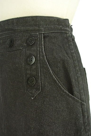 F i.n.t（フィント）の古着「ブラックデニムミニスカート（ミニスカート）」大画像４へ