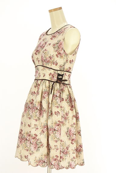 axes femme（アクシーズファム）の古着「花柄ノースリワンピース（ワンピース・チュニック）」大画像３へ