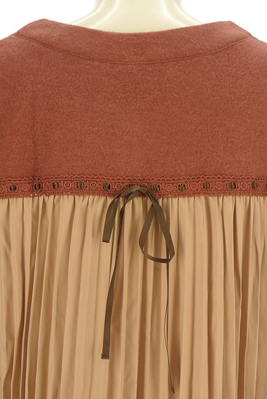 axes femme（アクシーズファム）の古着「プリーツ別地切替ニットトップス（ニット）」大画像４へ