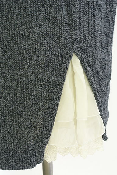 axes femme（アクシーズファム）の古着「オーバーサイズローゲージニット（ニット）」大画像５へ