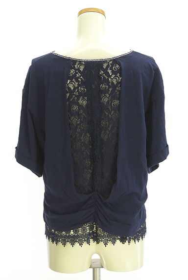 axes femme（アクシーズファム）の古着「バックレース切替ドルマンカットソー（カットソー・プルオーバー）」大画像２へ