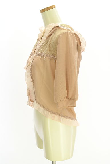 axes femme（アクシーズファム）の古着「フーディシアーニットカーディガン（カーディガン・ボレロ）」大画像３へ