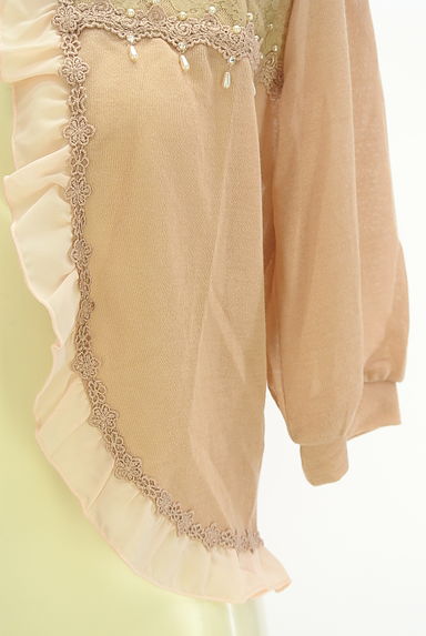 axes femme（アクシーズファム）の古着「フーディシアーニットカーディガン（カーディガン・ボレロ）」大画像５へ