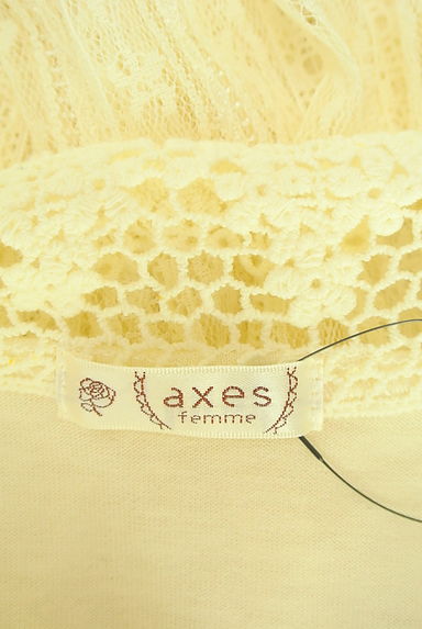 axes femme（アクシーズファム）の古着「レースシアー袖ブラウス（カットソー・プルオーバー）」大画像６へ