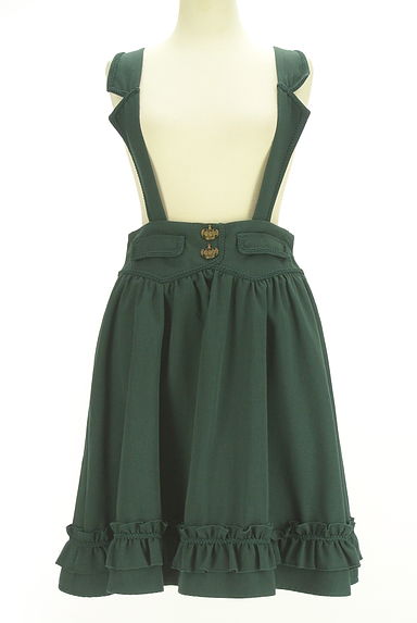 axes femme（アクシーズファム）の古着「膝丈サロペットスカート（キャミワンピース）」大画像１へ