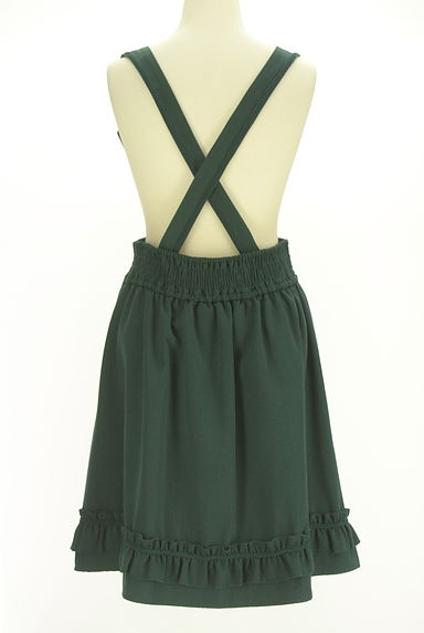 axes femme（アクシーズファム）の古着「膝丈サロペットスカート（キャミワンピース）」大画像２へ