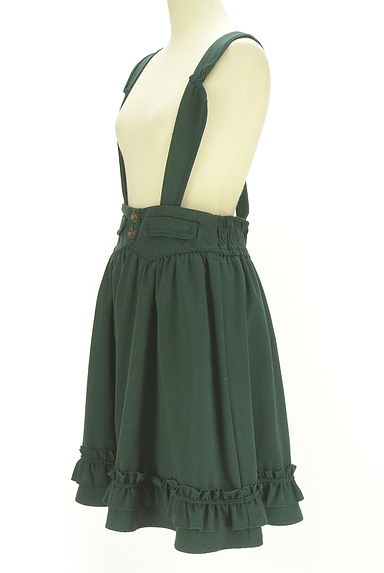 axes femme（アクシーズファム）の古着「膝丈サロペットスカート（キャミワンピース）」大画像３へ