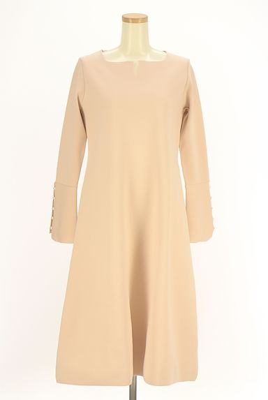 LOUNIE（ルーニィ）の古着「キーネックニットワンピース（ワンピース・チュニック）」大画像１へ