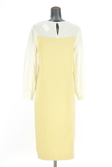 LOUNIE（ルーニィ）の古着「白ブラウス切替ニットワンピース（ワンピース・チュニック）」大画像２へ