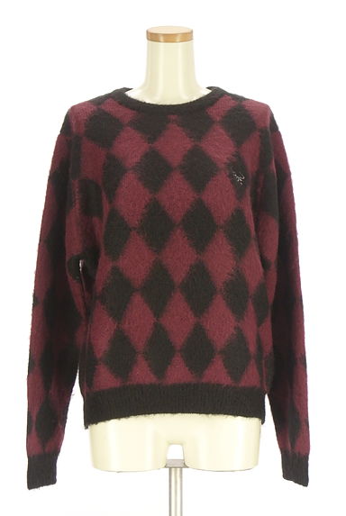 NANO universe（ナノユニバース）の古着「NANO universe GOLF bpm ひし形模様シャギーニットトップス（ニット）」大画像１へ