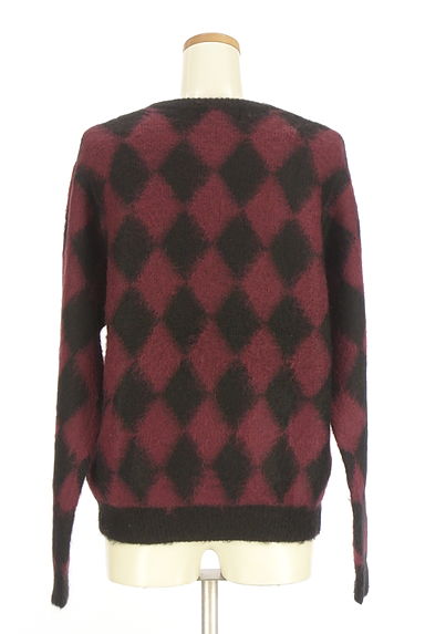 NANO universe（ナノユニバース）の古着「NANO universe GOLF bpm ひし形模様シャギーニットトップス（ニット）」大画像２へ