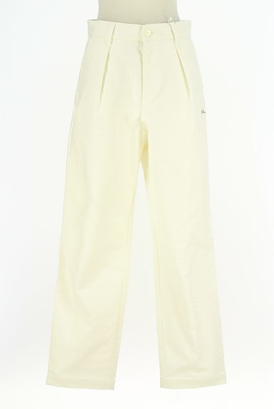 NANO universe（ナノユニバース）の古着「ロゴ刺繍入りテーパードコットンパンツ（パンツ）」大画像１へ