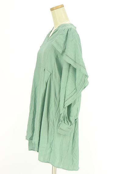 NANO universe（ナノユニバース）の古着「フリル襟カットソー（カットソー・プルオーバー）」大画像３へ