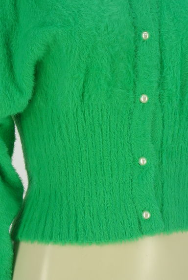 KarL Park Lane（カールパークレーン）の古着「シャギーニットカーディガン（カーディガン・ボレロ）」大画像４へ