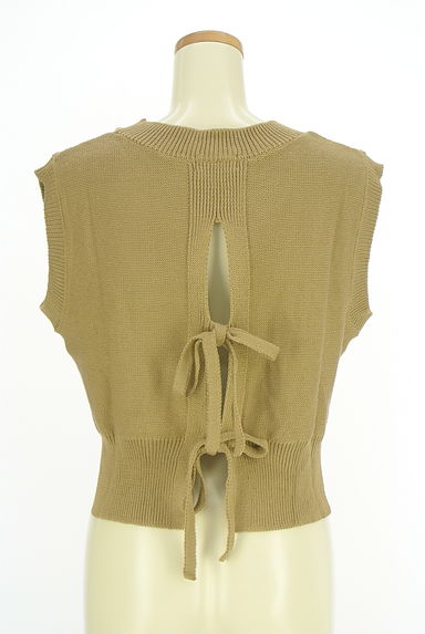 KarL Park Lane（カールパークレーン）の古着「背中リボンニットベスト（ベスト・ジレ）」大画像２へ