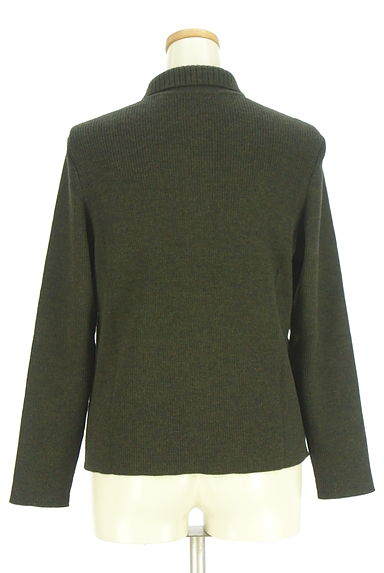 DAKS（ダックス）の古着「チェック柄ウール切替襟付きニットカーディガン（カーディガン・ボレロ）」大画像２へ