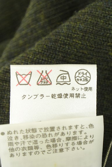 DAKS（ダックス）の古着「チェック柄ウール切替襟付きニットカーディガン（カーディガン・ボレロ）」大画像５へ