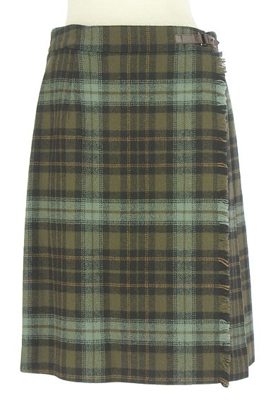 DAKS（ダックス）の古着「チェック柄ウール巻きスカート（スカート）」大画像１へ
