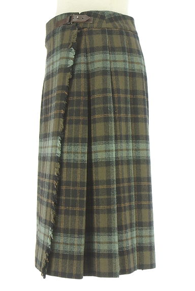 DAKS（ダックス）の古着「チェック柄ウール巻きスカート（スカート）」大画像３へ