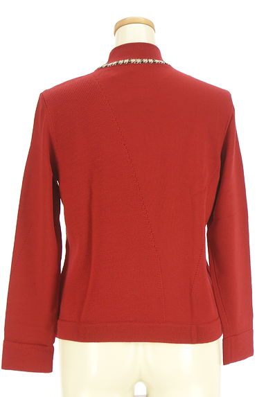 DAKS（ダックス）の古着「チェック柄ライン入りモックネックニットトップス（ニット）」大画像２へ