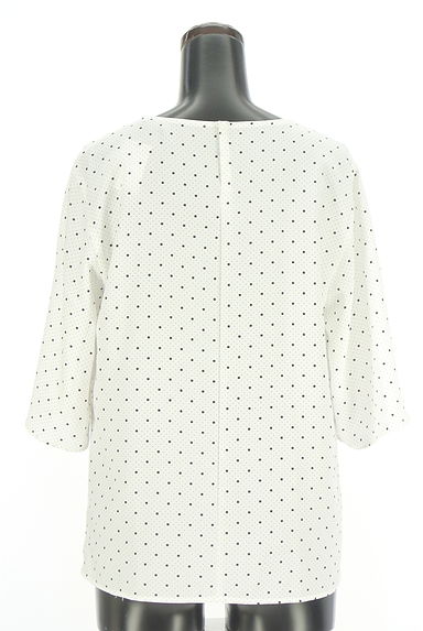 INDIVI（インディヴィ）の古着「スクエアドット×ピンドット 半そでカットソー（カットソー・プルオーバー）」大画像２へ