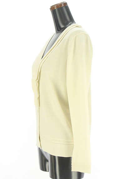 SCAPA（スキャパ）の古着「ティアードフリルラメ入りニットカーディガン（カーディガン・ボレロ）」大画像３へ