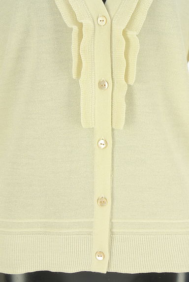 SCAPA（スキャパ）の古着「ティアードフリルラメ入りニットカーディガン（カーディガン・ボレロ）」大画像４へ