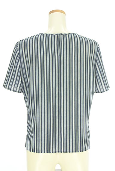 23区（ニジュウサンク）の古着「半そでストライプ柄カットソー（カットソー・プルオーバー）」大画像２へ