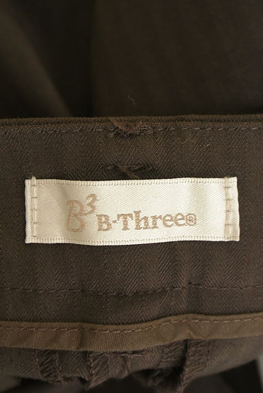 B-THREE（ビースリー）の古着「ストライプ織テーパードパンツ（パンツ）」大画像６へ