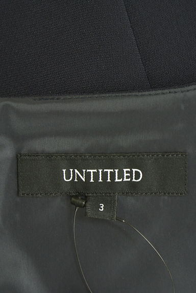 UNTITLED（アンタイトル）の古着「艶ネイビーワンピース（ワンピース・チュニック）」大画像６へ