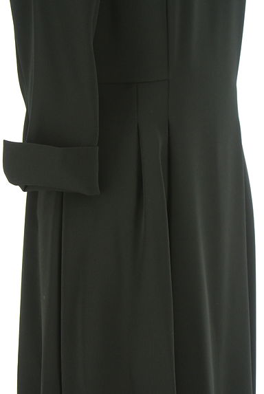 UNTITLED（アンタイトル）の古着「艶黒ワンピース（ワンピース・チュニック）」大画像４へ