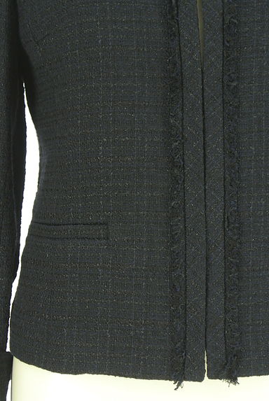 UNTITLED（アンタイトル）の古着「ノーカラーツイードジャケット（ジャケット）」大画像４へ