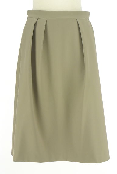 UNTITLED（アンタイトル）の古着「アシンメトリータックミディ丈フレアスカート（スカート）」大画像１へ