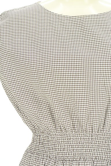 23区（ニジュウサンク）の古着「チェック柄ノースリワンピース（ワンピース・チュニック）」大画像４へ