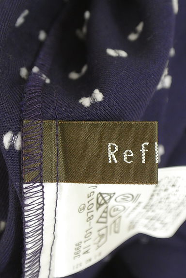 Reflect（リフレクト）の古着「ドット柄刺繍モックネックカットソー（カットソー・プルオーバー）」大画像６へ