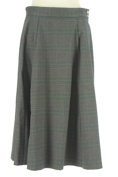 UNTITLED（アンタイトル）の古着「チェック柄フレアスカート（ロングスカート・マキシスカート）」大画像１へ