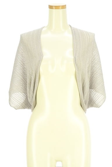 UNTITLED（アンタイトル）の古着「ラメMIXニットボレロ（カーディガン・ボレロ）」大画像１へ