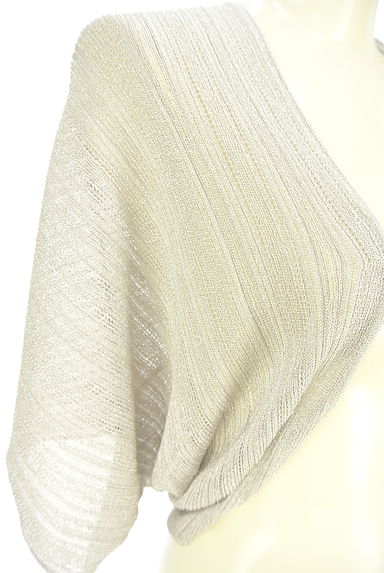 UNTITLED（アンタイトル）の古着「ラメMIXニットボレロ（カーディガン・ボレロ）」大画像４へ