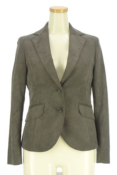 INED（イネド）の古着「スウェードライクテーラードジャケット（ジャケット）」大画像１へ