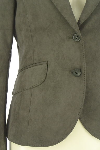 INED（イネド）の古着「スウェードライクテーラードジャケット（ジャケット）」大画像４へ