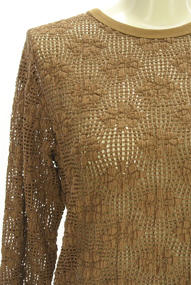 SHIPS（シップス）の古着「SHIPS any 花柄メッシュニット（ニット）」大画像４へ