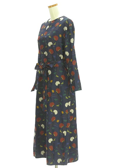 yuni（ユニ）の古着「ベルト付き刺しゅうロングワンピース（ワンピース・チュニック）」大画像３へ