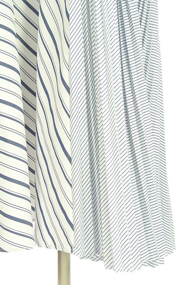 ELENDEEK（エレンディーク）の古着「ニットベスト+ストライプロングワンピ（ツーピース（ジャケット＋ワンピース））」大画像５へ